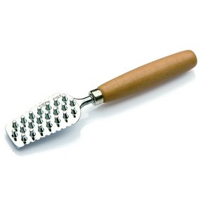 Stainless Steel Fish Scaler with Wooden Handle