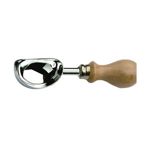 Stainless Steel Ice Cream Scoop with Wooden Handle